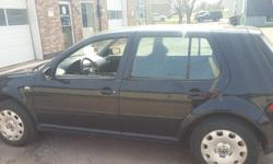Make
Volkswagen
Model
Golf
Year
2005
Colour
Black
kms
157006
Trans
Manual
2.0l gas engine with fresh Mvi may 12 2016. New brakes and rotors on rear with new tires 5 spd standard with 157006km run great no shakes or rattles with light surface rust over