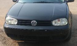 Make
Volkswagen
Model
Golf
Year
2005
Colour
Black
kms
158020
Trans
Manual
2.0l gas engine with fresh Mvi may 12 2016. New brakes and rotors on rear with new tires 5 spd standard with 157200km run great no shakes or rattles with light surface rust over