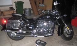 Bought new great beginner bike ! V STAR 650 Classic with after market saddle bags. Only 6559 Km . Never really get out to ride. Sorry about the quality of the pics. Please call Al for more info. (905) 906-1711...