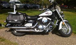Vulcan Classic 1500 - in excellent shape, well loved and taken care of. Always covered or garaged when not being ridden. Black/silver Anniversary edition. 43,525 km. Maintenance and oil changes every 6000km as per specs. Many extras, including Memphis