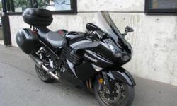 This 2006 Kawasaki ZX14 is ready to go the distance. The sportiest of sports tourers features a touring seat, taller windshield, and three hard locking luggage containers. It also has frame sliders.
$6,999 at Action Motorcycles
Questions? Give us a call