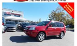 Trans
Automatic
2006 Nissan X-Trail with fog lights, alloy wheels, tinted rear windows, power locks/windows/mirrors, panoramic sunroof, dual control heated seats, A/C, CD player, tape deck, AM/FM stereo, rear defrost and so much more!
STK # 76104A
DEALER