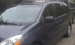 Make
Toyota
Model
Sienna
Year
2006
Colour
Grey
kms
181000
Trans
Automatic
Toyota Sienna. 8 seater mini van. Dual ac, removable middle seats, roof rack, new legal winter tires put on in january. Good running condition exterior has some scratches on the