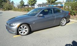 Make
BMW
Model
335i
Year
2007
Colour
steel grey metalic
kms
85200
Trans
Automatic
2007 BMW 335i 2 door coupe, auto transmission, premium package. Local car in excellent condition, lady driven, never smoked in, garage kept, meticulously maintained. Less