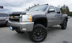 Make
Chevrolet
Model
Silverado 1500
Year
2007
Colour
GREY
kms
160664
Trans
Automatic
5.3L VORTEC V8 ENGINE, LOADED LTZ, PROFESSIONAL SUSPENSION LIFT! GREAT CONDITION! POWER LEATHER MEMORY POSITION HEATED SEATS, POWER SUNROOF, KEYLESS REMOTE, AUTOMATIC
