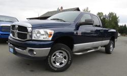 Make
Dodge
Model
Ram 3500
Year
2007
Colour
BLUE/GREY
kms
159
Trans
Automatic
5.9L CUMMINS TURBO DIESEL ENGINE, 3500HD SLT LONG BOX 4X4, POWER SUNROOF, AUTOMATIC TRANSMISSION! EXCELLENT CONDITION! POWER DRIVERS SEAT, KEYLESS REMOTE, 159,017 KM'S! ALL