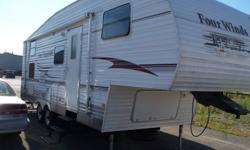 2007 Dutchman Four Winds 5th Wheel Trailer, 28 ft, 7300 lb dry weight, bunks, sleeps 8, dual refrigerator, 3 burner propane stove, awning A/C, excellent condition.
Blow out Pricing, Free storage till spring.
Lynden RV
230 Lynden Rd. Brantford