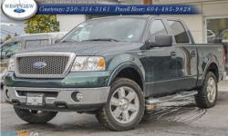 Make
Ford
Model
F-150
Year
2007
Colour
Green
kms
174714
Trans
Automatic
Price: $17,988
Stock Number: 16359A
Interior Colour: Black
Cylinders: 8
Fuel: Regular Unleaded
All our used vehicles at Westview Ford receive a full safety inspection and come with a