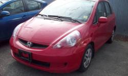 Make
Honda
Model
Fit
Colour
red
Trans
Manual
Easy Financing available! No credit? Bad credit? Bankrupt? NO PROBLEM ! You work? YOU DRIVE !!!
www.westkauto.com
This 2007 Honda Fit is a great commuter car. Amazing fuel mileage, Power sunroof and much more.