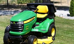 Like new mower only 135 hours on it. Owned by an estate and only cut 1 acre for last 8 years.
22 HP Kawasaki air cooled engine
Power flow rear bagger
Tear in seat and little piece or plastic missing from bagger assembly.
Otherwise pristine condition.
Used
