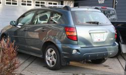 Make
Pontiac
Model
Vibe
Year
2007
Colour
Grey
kms
136300
Trans
Manual
Very reliable, clean, smoke-free, pet-free car with great fuel mileage. Only 136300 km. Brand new rear tires. It can haul a lot of stuff with the rear seats down. We've had this car for