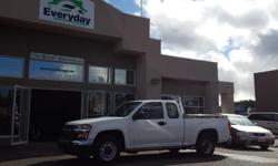 Make
Chevrolet
Model
Colorado
Year
2008
Colour
White
kms
97000
Trans
Automatic
Work truck! Work truck! Who needs a work truck?! Very nice little 2 wheel drive truck, with all the features you need in a work truck. Extended cab, with 4 doors. Come down to