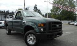 Make
Ford
Model
F-250
Year
2008
Colour
Green
kms
106000
Trans
Manual
LOW KMS! This 2008 Ford F250 is the perfect Island work truck! and it is HERE at Colwood Car Mart!
It is equipped with:
*V8 5.4L
*4X4
*5-speed manual
*After market stereo
*A/C
*LONG BOX
