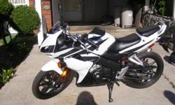 2008 Honda CBR 125. Purchased from Honda dealer this past summer, only has 270 kms on it and I am the original owner. Bike has never been dropped, laid down or abused. Stored inside over the winter. There is nothing wrong with the bike, I am just looking