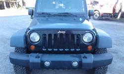 Make
Jeep
Model
Wrangler
Year
2008
Colour
Black
kms
182000
Trans
Manual
2008 Jeep Wrangler 4WD 2dr
This Well cared 2008 Jeep Wrangler is up for grabs and ready for the trails!!!
It's black in color and is major accident free based on the CarProof Report