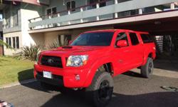 2008 Toyota Tacoma TRD SR5 six speed. Origional owner. Company truck, never been off roaded and garage kept the majority of the time professionally detailed once a year. Always run synthetic oil, 94 octane chevron fuel. Upgraded clutch, brake controller