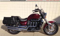 2008 Triumph Rocket III Classic * Largest production bike in the world! * $7,999
Clean title. Major service done and next one not due until 48,000 kms. Garage kept and looks new. Detachable bags and factory windscreen.
The Rocket III Classic is a real