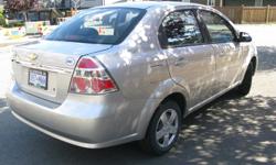 Make
Chevrolet
Colour
Silver
Trans
Automatic
kms
116331
Clean and well maintained 4 door Chevy Aveo with four 1 year old snow tires with tire storage rack included. Excellent on gas; $40 or less fills the tank depending on gas prices. No power windows or