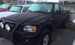 Make
Ford
Model
Ranger
Year
2009
Colour
Black
Trans
Manual
2009 Ford Ranger XLT 4X4, supercab, manual transmission, 127,000km, air conditioning, 4.0L six cylinder motor. Comes with a warranty, car proof, safety inspection. Dealer number 10234