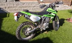 Kawasaki KLX 250 S. Dual Sport.
Registered for the road.
Low K. Electric start.
Upgraded exhaust.
Fantastic bike. Easy to ride
Phone 250-574-3226 to view.