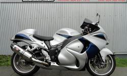 2009 Suzuki Hyabusa 1300 * Show and Go ! * $8699
Show and Go ! This Hyabusa was custom painted by a SEMA car show painter and looks fantastic. With the twin Yoshimura exhaust it sounds great too. You won't be disappointed.
Buy with confidence from a