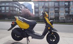 2009 Yamaha BWS 50 Scooter * Low km 2 stroke model! * $1899
This scooter is the hard to find ,low kilometer 2 stroke model! Only 3,614 kms on this one owner machine. Easily tuned for performance! Colour: Yellow.
Buy with confidence from a Genuine