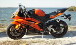 2009 YAMAHA R6
-MINT SHAPE!!!
-Low KMS!
-Amazing bike, amazing performance, never raced, never dropped.
-Some items the pictures do not include, but are on the bike.
  -Integrated tail light (the big ugly plate holder on the back, replaced  with flush