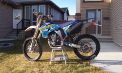 Good condition on 09 YZ250F. Bike runs great, only have ridden it a handful of times this year. Never raced. Carbed for higher altitued and has KYB adjusted suspension (160-180lbs), as well as Devol radiator guards. Please email for any questions.
