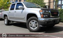 Make
GMC
Model
Canyon
Year
2010
Colour
Silver
kms
81212
Trans
Automatic
Price: $20,850
Stock Number: 5-U071A
Interior Colour: Grey
Cylinders: 5
**ONE LOCAL OWNER**NO ACCIDENTS**4X4**This silver 2010 GMC Canyon is a great pick for a light-duty pick up