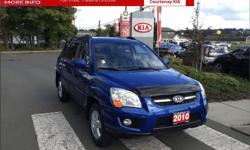 Make
Kia
Model
Sportage
Year
2010
Colour
Blue
kms
80385
Trans
Automatic
Price: $14,995
Stock Number: SR2891A
Engine: V-6 cyl
Fuel: Gasoline
10th Anniversary Edition with Low KMS. Let's be clear right up front: The 2010 Kia Sportage is a good little