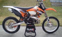 2011 KTM 300 XC for sale. This bike is in mint condition, low hours and has been very well taken care of.  Purchased in March 2011.  Includes Works M6 Suspension Kit from Riders Edge, revalved and re sprung on both ends for 175 to 190 lb rider, Rekluse