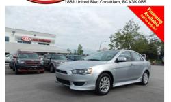 Trans
Automatic
2011 Mitsubishi Lancer SE with alloy wheels, power locks/windows/mirrors, steering wheel media controls, Bluetooth, A/C, CD player, AM/FM stereo, rear defrost and so much more!
STK # 60190C
DEALER #31228
Need to finance? Not a problem. We