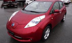 Make
Nissan
Year
2011
Colour
Red
kms
76750
Stock #: BC0030789
VIN: JN1AZ0CP9BT003521
2011 Nissan LEAF SL, ELECTRIC, 4 door, FWD, 4-Wheel ABS, cruise control, air conditioning, AM/FM radio, CD player, navigation, auxiliary port, USB, bluetooth, satellite