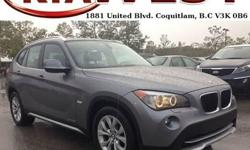 Trans
Automatic
This 2012 BMW X1 X Drive 28i has just arrived to our lot. Many features that it includes are alloy wheels, fog lights, steering wheel media controls, power locks/windows/mirrors, panoramic sunroof, dual control heated seats, rear defrost,