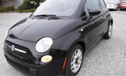 Make
Fiat
Model
500
Year
2012
Colour
Black
kms
69037
Trans
Automatic
Stock #: BC0030485
VIN: 3C3CFFDR7CT111535
2012 Fiat 500 C Pop CONVERTIBLE 2-DR, 1.4L, 4 cylinder, 2 door, automatic, FWD, 4-Wheel AB, cruise control, AM/FM radio, CD player, power door