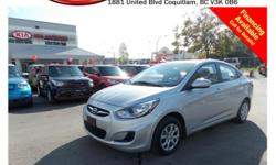 Trans
Manual
This 2012 Hyundai Accent comes with CD player, AM/FM stereo, rear defrost, USB/AUX connections and so much more!
STK # 286068
DEALER #31228
Need to finance? Not a problem. We finance anyone! Good credit, Bad credit, No credit. We handle car