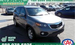 Make
Kia
Model
Sorento
Year
2012
Colour
Grey
kms
139712
Trans
Automatic
Price: $19,998
Stock Number: 6741B
Engine: 2.4L 4 cyls
Cylinders: 4
Fuel: Gasoline
FREE WARRANTY 100PT INSPECTION ADDITIONAL WARRANTY AVAILABLE. $19998 - 2012 Kia Sorento LX -
