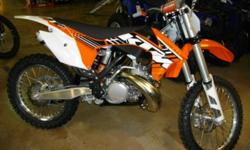 The 2012 KTM 250sx is in here at Freedom Cycle. This legendary 2-stroke is still being produced by world famour production company KTM. Although production on 2-strokes is slowing down KTM is still offering their line up of 125, 150, and 250sx for the