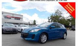 Trans
Automatic
This 2012 Mazda MAZDA3 GS-SKY comes with alloy wheels, power locks/windows/mirrors, steering wheel media controls, Bluetooth, dual control heated seats, A/C, CD player, AM/FM radio, rear defrost and so much more!
STK # 76061A
DEALER