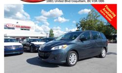 Trans
Automatic
2012 Mazda MAZDA5 GS with alloy wheels, steering wheel media controls, Bluetooth, power locks/windows/mirrors, CD player, AM/FM stereo, rear defrost and so much more!
STK # 69206A
DEALER #31228
Need to finance? Not a problem. We finance