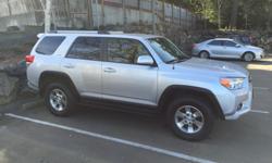 Make
Toyota
Model
4Runner
Year
2012
Colour
Silver
kms
108000
Trans
Automatic
SR5 -very clean condition - cloth seats.