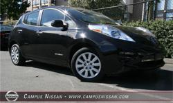 Make
Nissan
Model
Leaf
Year
2013
Colour
Black
kms
44448
Trans
Automatic
Price: $17,350
Stock Number: JN2378
Interior Colour: Charcoal
**QUICK CHARGE**LOW KM**This black 2013 Nissan Leaf S w/ Quick Charge is a great choice for an all-electric vehicle. Save