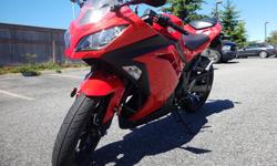 2013 Red kawasaki Ninja 300 For sale
$3 550
Only 7393 KM. Very good condition!
Perfect bike around the city. Very cheap in gaz!
Runs really well. Email, text or call me : 778-928-9227
Video of my Ninja : https://goo.gl/photos/kzWw4wEn5psWmD8c6