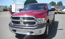 Make
Dodge
Model
1500
Year
2014
Colour
Red
kms
39355
Price: $20,360
Stock Number: BC0027235
Interior Colour: Black
Cylinders: 8
Fuel: Gasoline
2014 Dodge Ram 1500 SXT Quad Cab 4WD, 5.7L, 8 cylinder, 4 door, automatic, 4WD, 4-Wheel ABS, cruise control, air