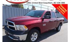 Trans
Automatic
This 2014 Dodge Ram 1500 ST Quad Cab comes with alloy wheels, steering wheel media controls, Bluetooth, power locks/windows/mirrors, CD player, AM/FM radio, rear defrost and so much more!
STK # 459630
DEALER #31228
Need to finance? Not a