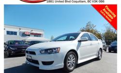 Trans
Automatic
2014 Mitsubishi Lancer with alloy wheels, power locks/windows/mirrors, steering wheel media controls, Bluetooth, dual control heated seats, CD player, AM/FM stereo, rear defrost and so much more!
STK # 64065A
DEALER #31228
Need to finance?