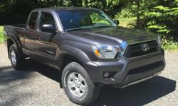 Make
Toyota
Model
Tacoma
Colour
Grey
Trans
Manual
kms
36000
2014 Tacoma TRD Off Road Access Cab 4X4 36000KM No accidents, no liens. 4.0 V6 6 speed manual, it has all the options that were available on this model.
Includes trailer tow, bluetooth, rear diff