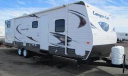 This camper has triple bunk house, outdoor kitchen, queen bed, outside shower, A/C...and much, much more!
A MUST SEE!
Travellers Rest RV Centre
1564 Blue Shank Road
Route 107 Kelvin Grove, PE
(902) 836-3577
www.TravellersRestRV.ca