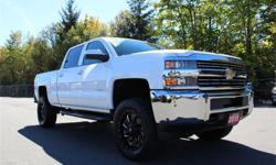 Make
Chevrolet
Model
Silverado 2500HD
Year
2015
Colour
White
kms
6142
Trans
Automatic
Price: $44,900
Stock Number: c-357091B
Engine: V-8 cyl
Fuel: Regular Unleaded
Immaculate 1 owner lifted Chevy LT Crew 2500-HD. Nicely appointed tires and wheels make the