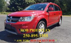 Make
Dodge
Model
Journey
Year
2015
Colour
RED
kms
73857
Trans
Automatic
2015 DODGE JOURNEY SXT
I'm Rob Priestley, "RED JACKET ROB" located at Bill Howich Chrysler: https://www.youtube.com/watch?v=r7W00pSmuvc
This beautiful DODGE JOURNEY is the perfect